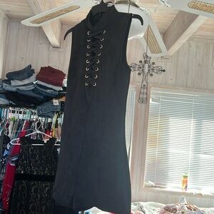 Coco Avanti Black jumper, romper high neck